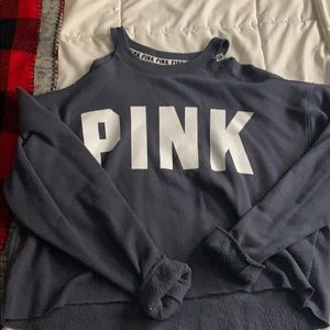 Off the shoulder pink top